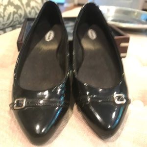 Dr Scholls navy blue flats